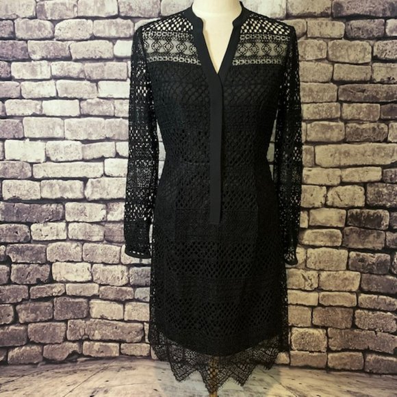 Elie Tahari Dresses & Skirts - Elie Tahari NWT Black Lace Dress Size 6